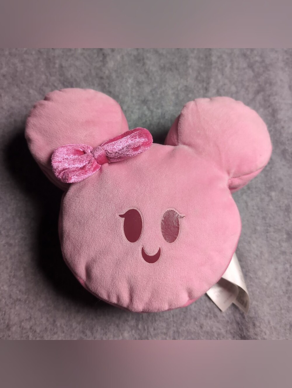 Minnie Mouse Macaron Cookie Food Series 7" Plush Disney Theme Parks Pink EUC